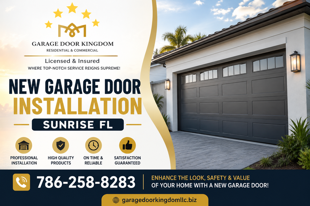 Emergency Garage Door Repair Sunrise FL | Garage Door Kingdom