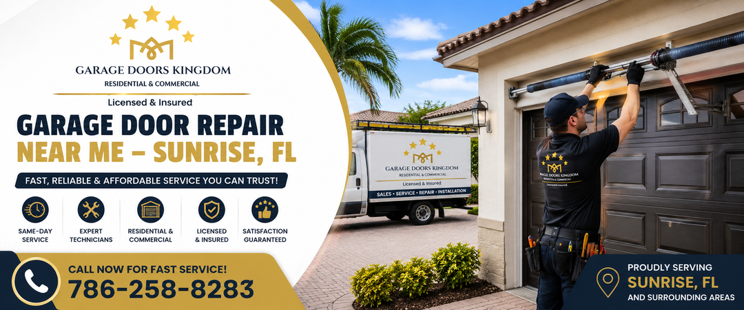 Frameless Glass Garage Door Broward County | Garage Door Kingdom