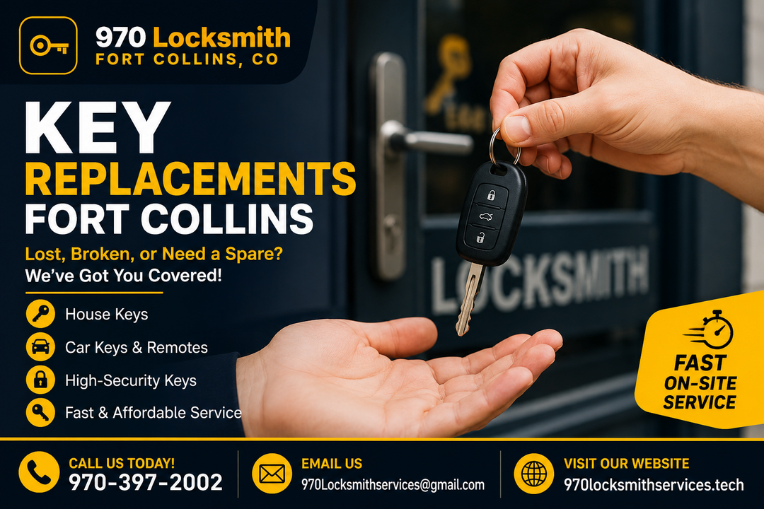 Key Replacements Fort Collins | Fast Key Cutting Service
