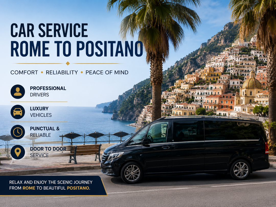Private Car Service Rome to Positano