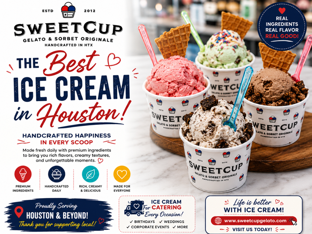 Best Ice Cream in Houston - SweetCup Gelato and Sorbet Originale