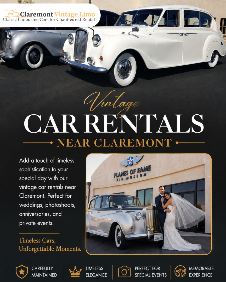 Classic Car Rentals in Los Angeles for Luxury Events